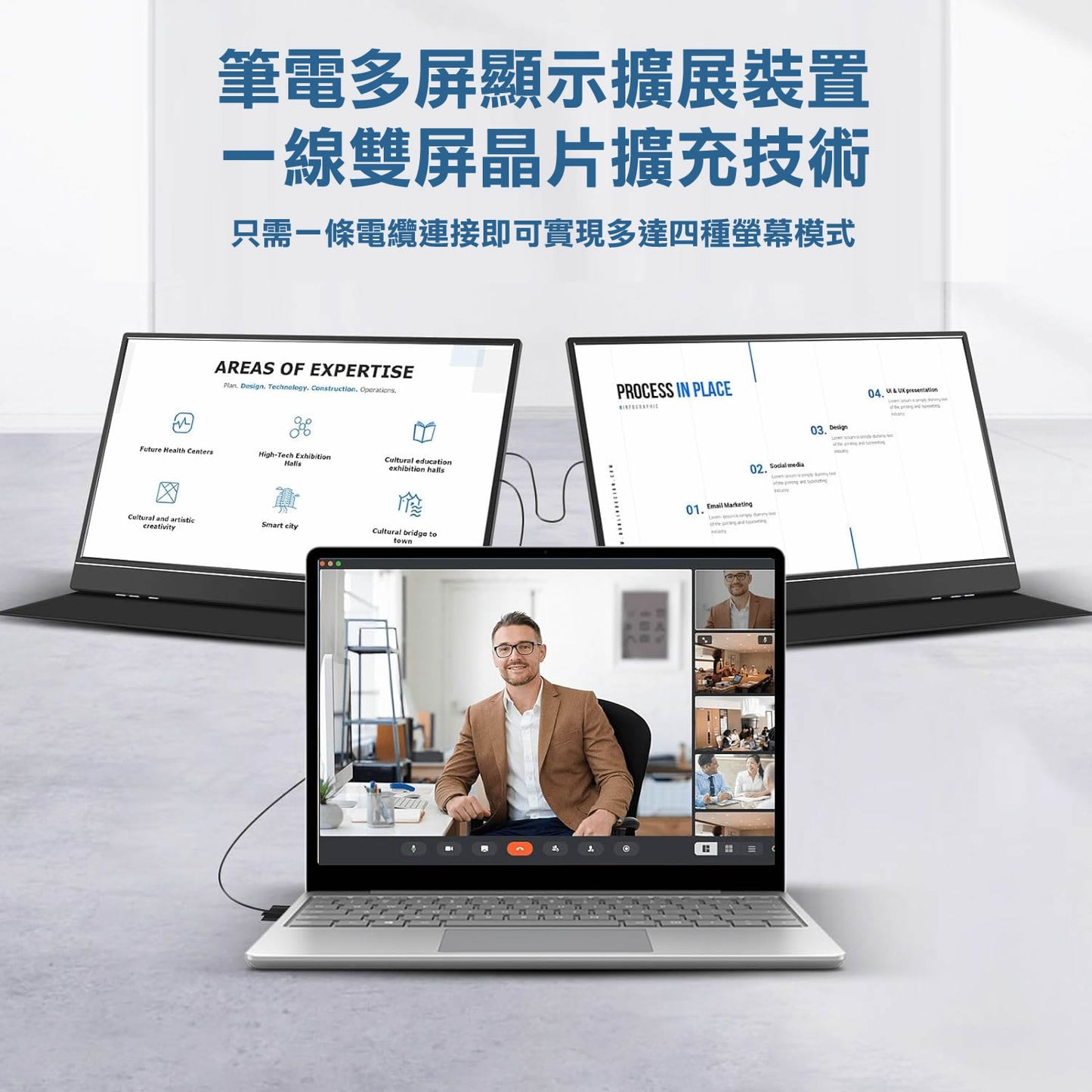 [Pre-order] G-STORY GS140H0 14-inch 1080 Portable Monitor Notebook Computer Mobile Office Portable Screen (Single Input) One-line Serial Junction Box Model